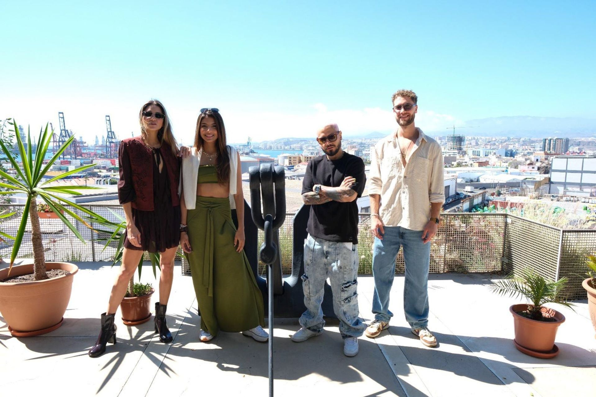La visita de los actores de &#039;La Reina del Flow&#039; a CANARIAS7, en imágenes