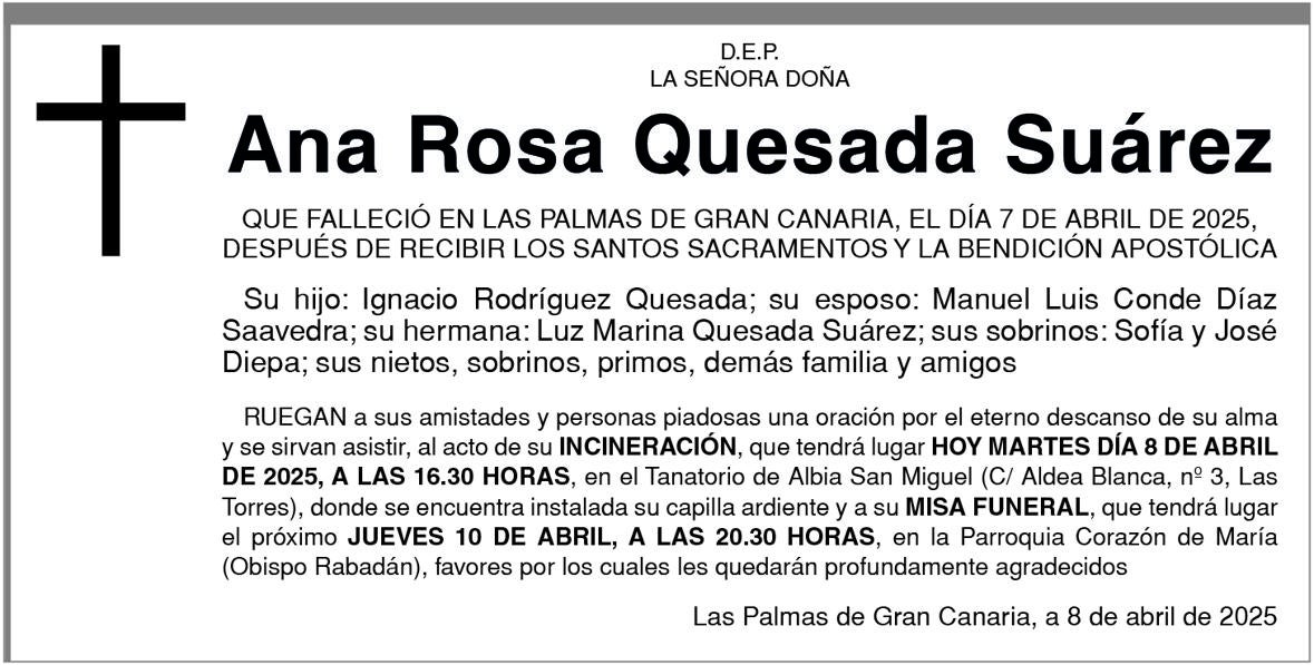 Ana Rosa Quesada Suárez