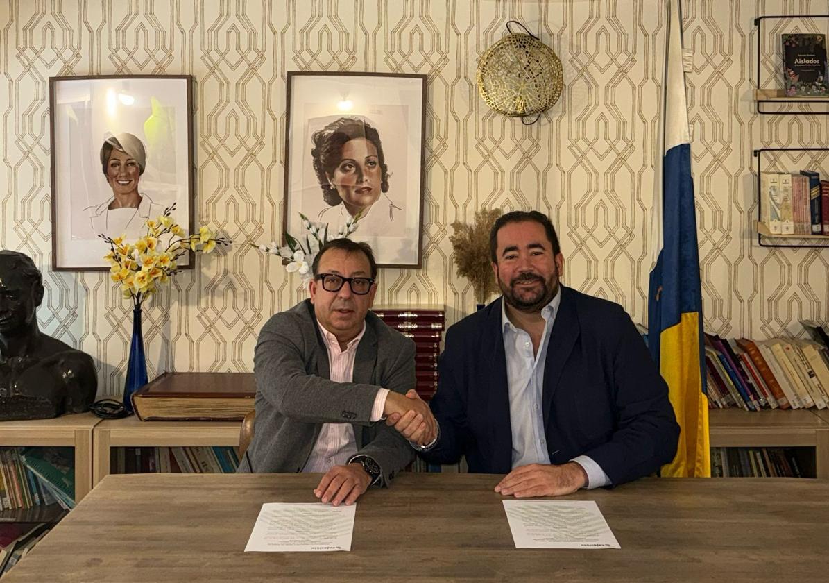 Cajasiete y la Casa de Canarias refuerzan su vínculo para seguir apoyando su actividad en Madrid