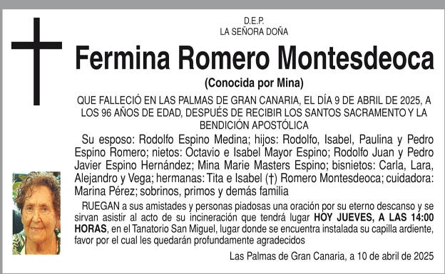 Fermina Romero Montesdeoca