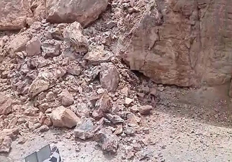 Cerrada la vía GC-605 entre Ayacata y la Presa de Las Niñas.