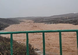 Estado en el que se encuentra el barranco del Hurón en Costa Teguise.