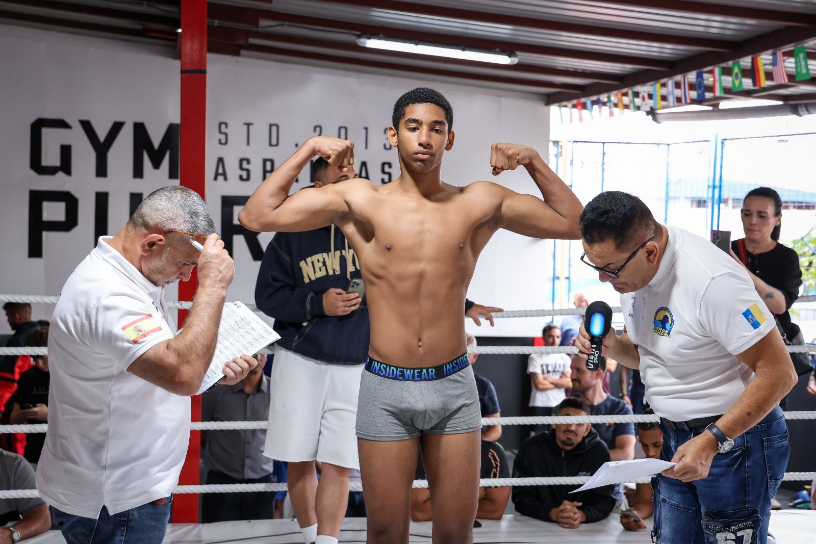 Pesaje de las Finales del Provincial de Boxeo