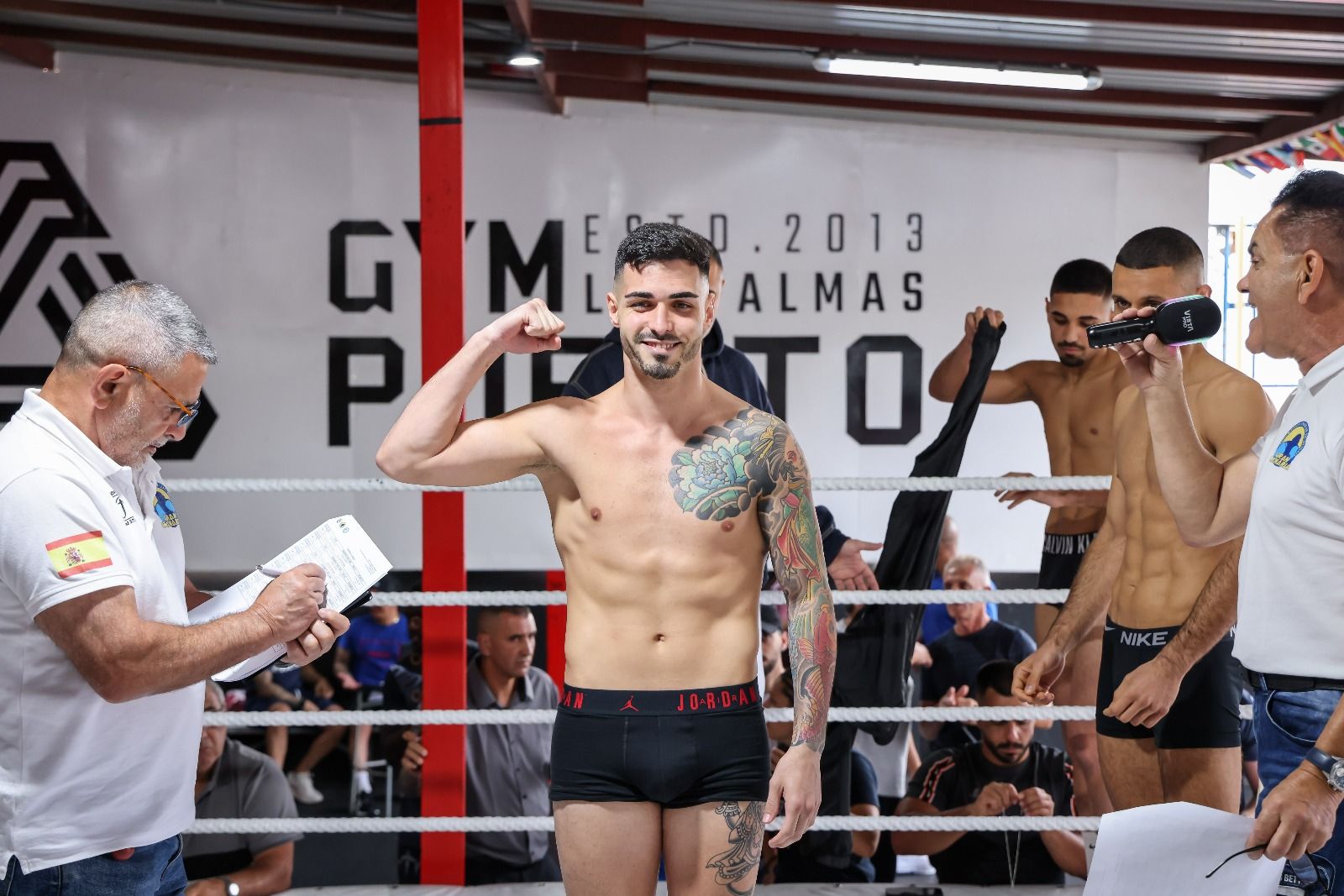 Pesaje de las Finales del Provincial de Boxeo