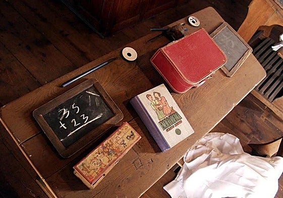 Rincón de la escuela que forma parte de los museos vivos del Proyecto Comunitario de La Aldea.