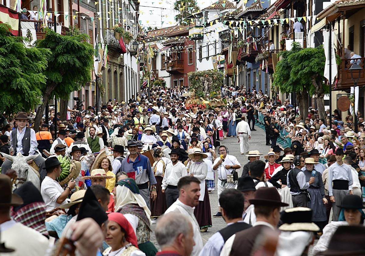 Romería de Teror en imagen de archivo.