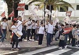 Respuesta masiva en Tenerife a la huelga de los trabajadores de la hostelería.