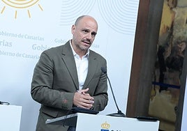 Alfonso Cabello, portavoz del Gobierno canario.