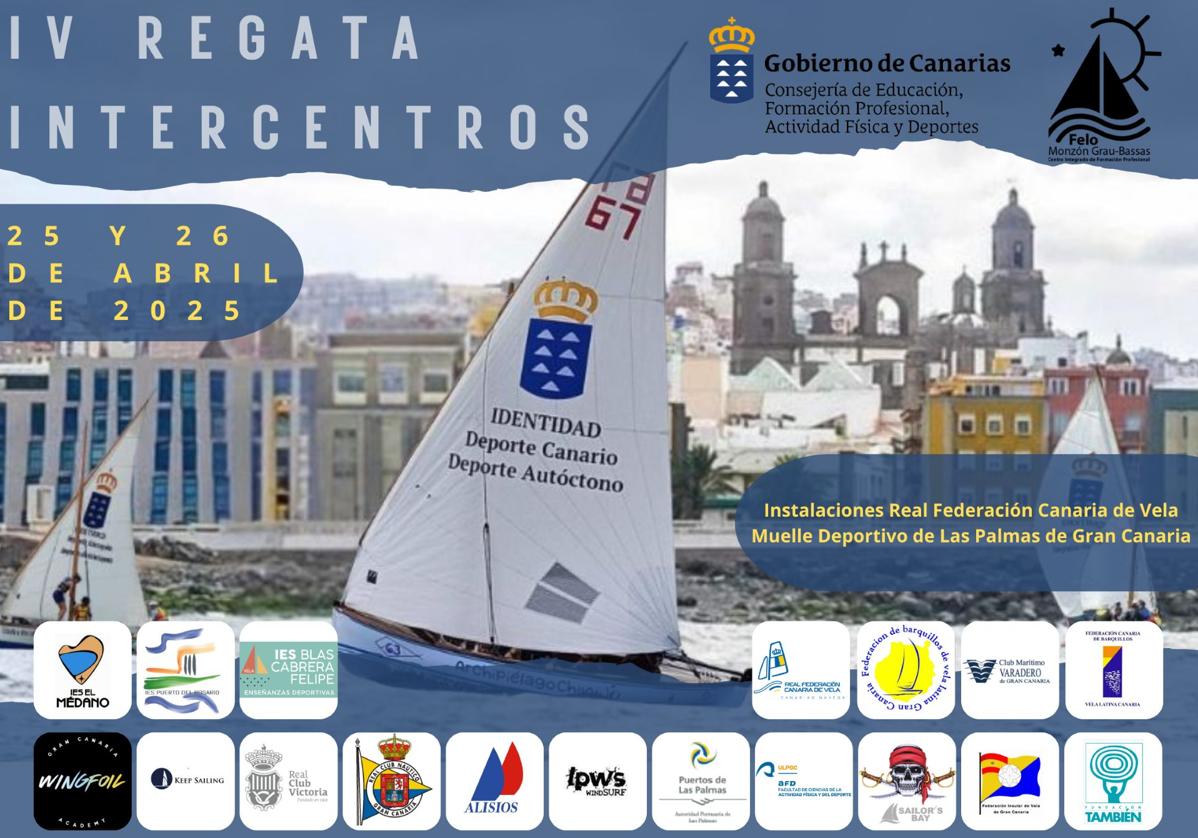 La bahía capitalina acoge la IV Regata Intercentros