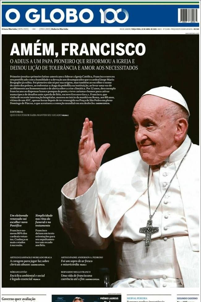 Portada de O Globo