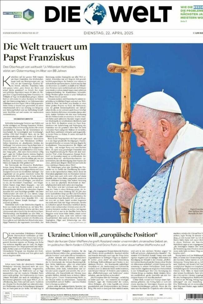 Portada de Die Welt