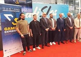Acto de presentación del festival 'Gaming Experience Gran Canaria'.