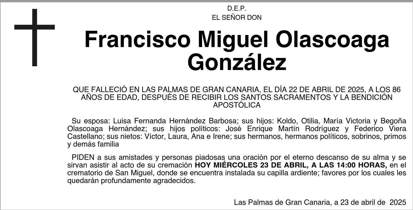 Francisco Miguel Olascoaga González