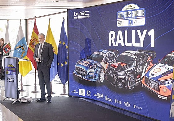 Presentación de la 49 edición del RALLY ISLAS CANARIAS-RALLY DE ESPAÑA WRC, en el Auditorio Alfredo Kraus.