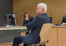 Santiago Santana Cazorla, en el banquillo de los acusados, en una imagen de archivo.