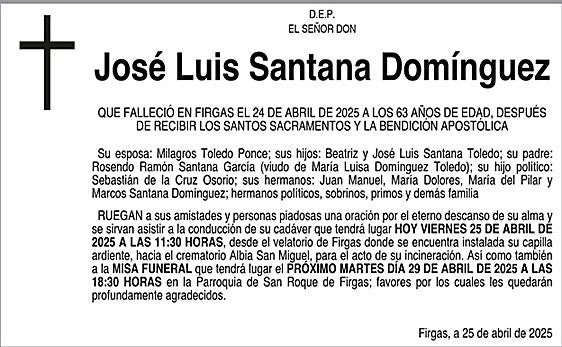 José Luis Santana Domínguez