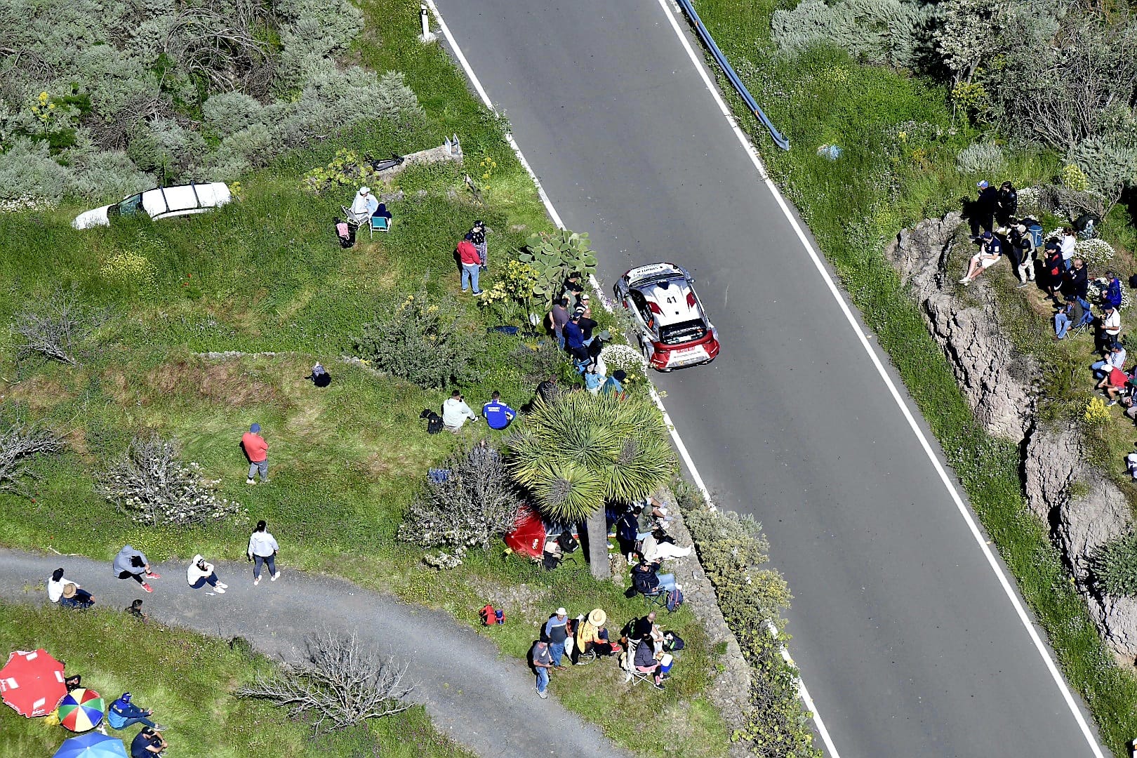 El Rally Islas Canarias 2025, visto desde los cielos