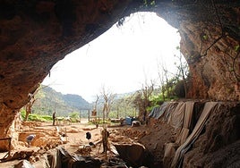 Yacimiento de la Cueva de Taforalt, en Marruecos.