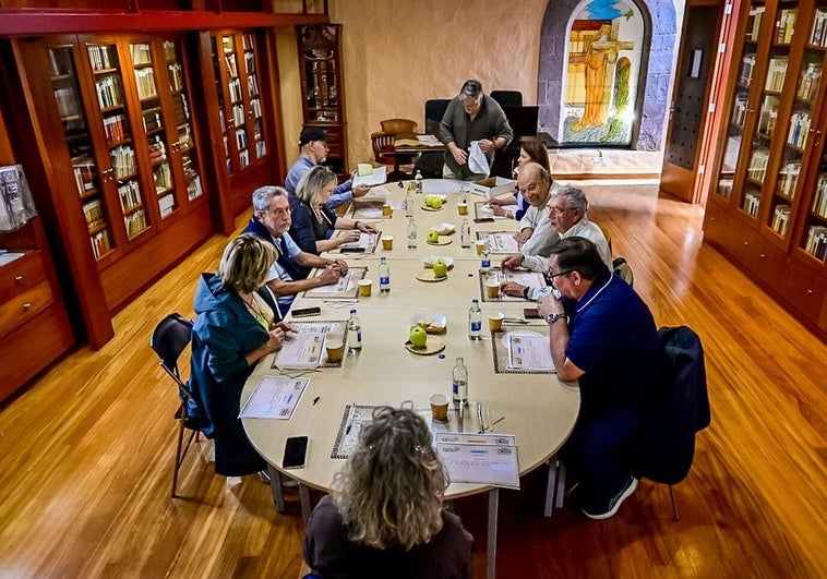 Panel de catadores de la XXVI Cata Insular de Quesos 'Queso de Guía'.