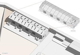 Imagen del proyecto de la nave E-Circular.