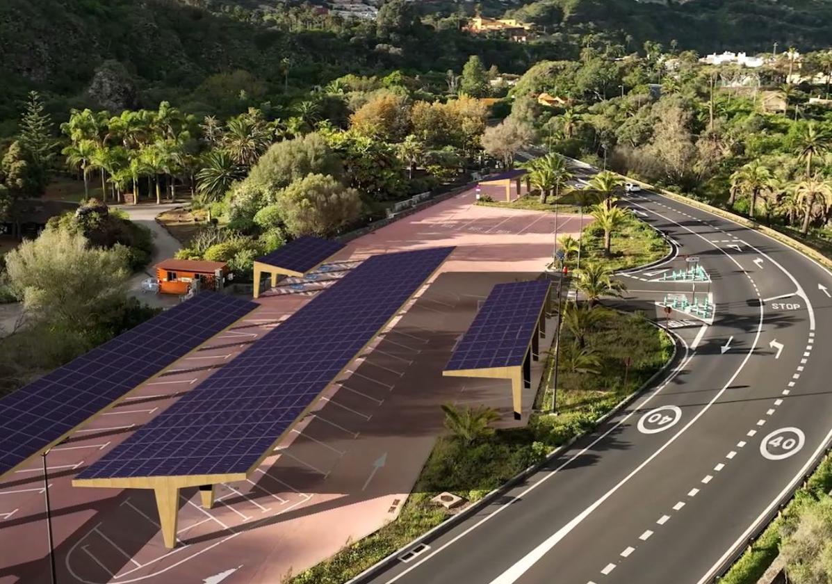 Una planta solar cubrirá el 92% del consumo eléctrico del Jardín Canario