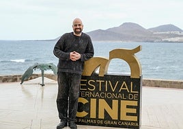 Tato Kotetishvili, este martes, en el festival de la capital grancanaria.