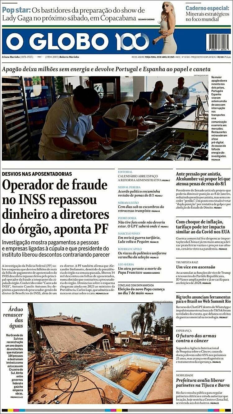 Las portadas de todo el mundo se hacen eco del apagón energético en la península