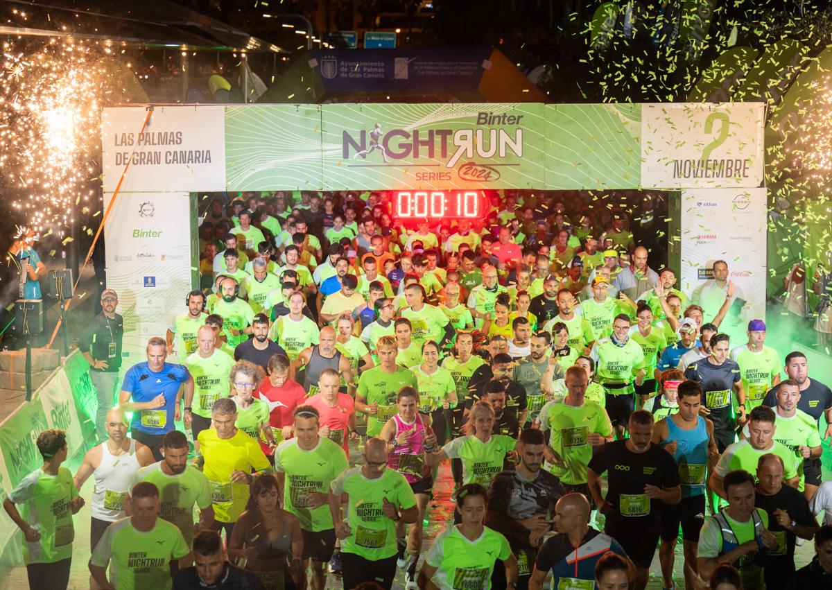 Imagen secundaria 1 - La Binter NightRun despega el 1 de noviembre en Las Palmas de Gran Canaria