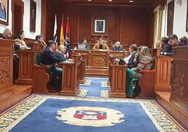 Imagen del Pleno celebrado este miércoles en las Casas Consistoriales.