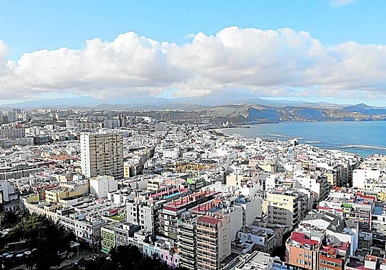 Panorámica de la capital grancanaria.