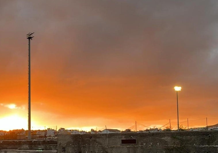 La torreta, ya sin los focos, para restarle peso.