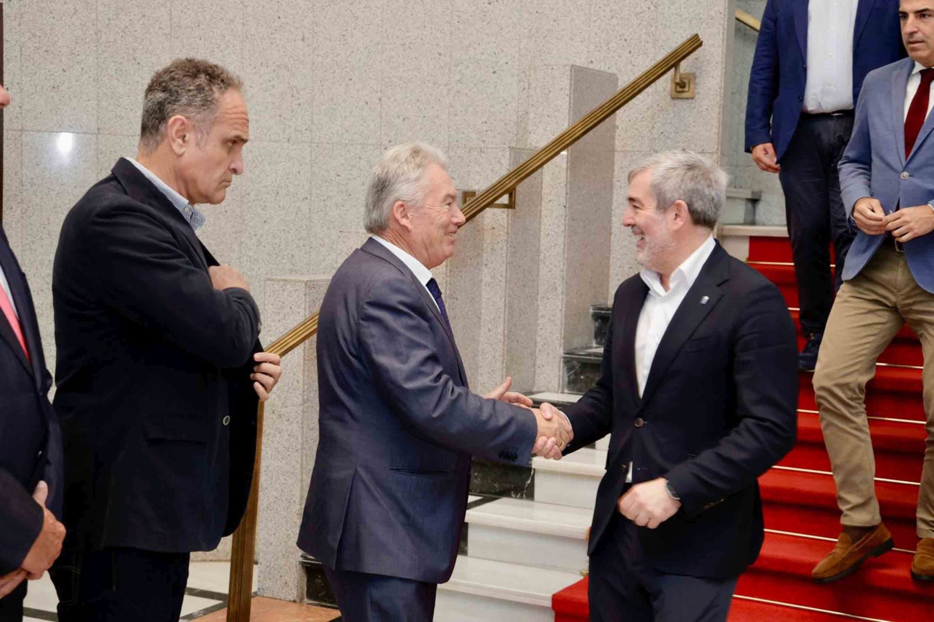 La recepción del Gobierno al CV Guaguas Las Palmas