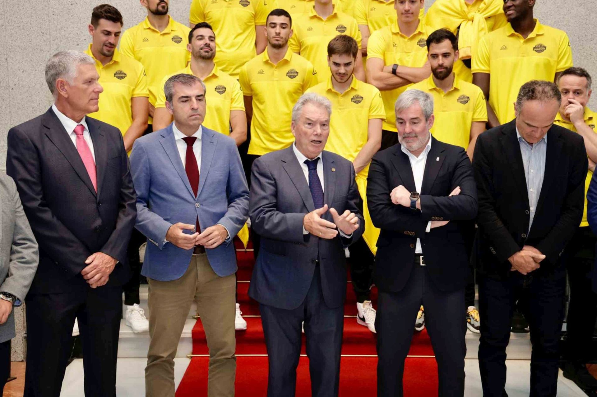 La recepción del Gobierno al CV Guaguas Las Palmas