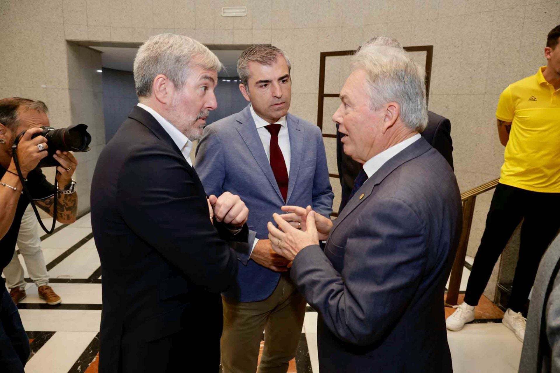 La recepción del Gobierno al CV Guaguas Las Palmas
