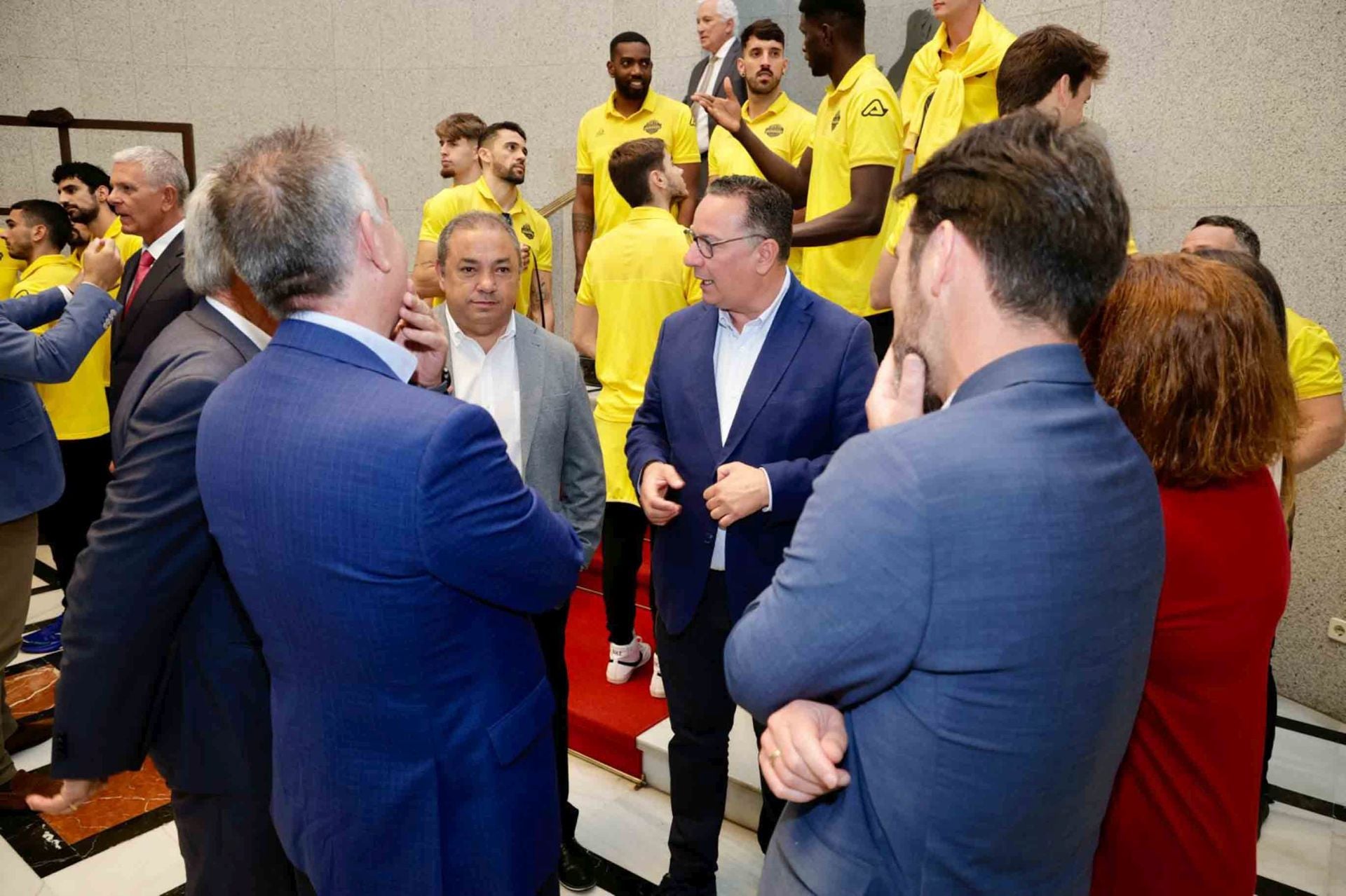 La recepción del Gobierno al CV Guaguas Las Palmas
