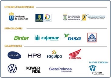 Patrocinadores y colaboradores de la CANARIAS7 Carrera de las Empresas