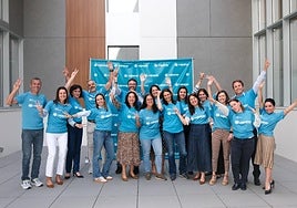 El equipo de Cajamar para la IX CANARIAS7 Carrera de las Empresas.