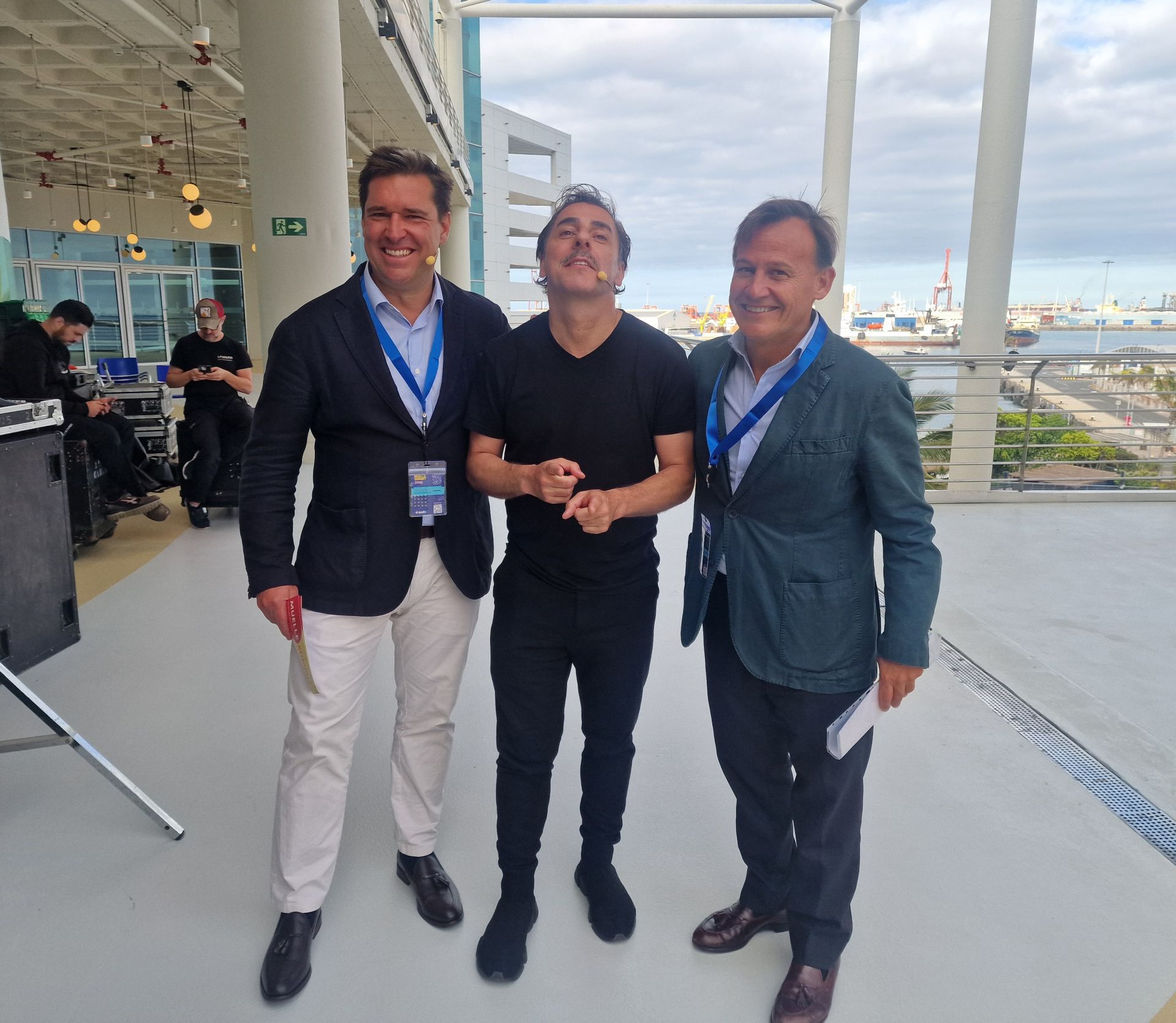 De izquierda a derecha, José María Alonso, Jordi Roca y Claudio López