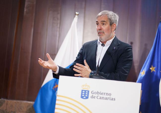 Fernando Clavijo, presidente de Canarias.