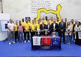 La recepción del guaguas en el Cabildo de Gran Canaria, en imágenes