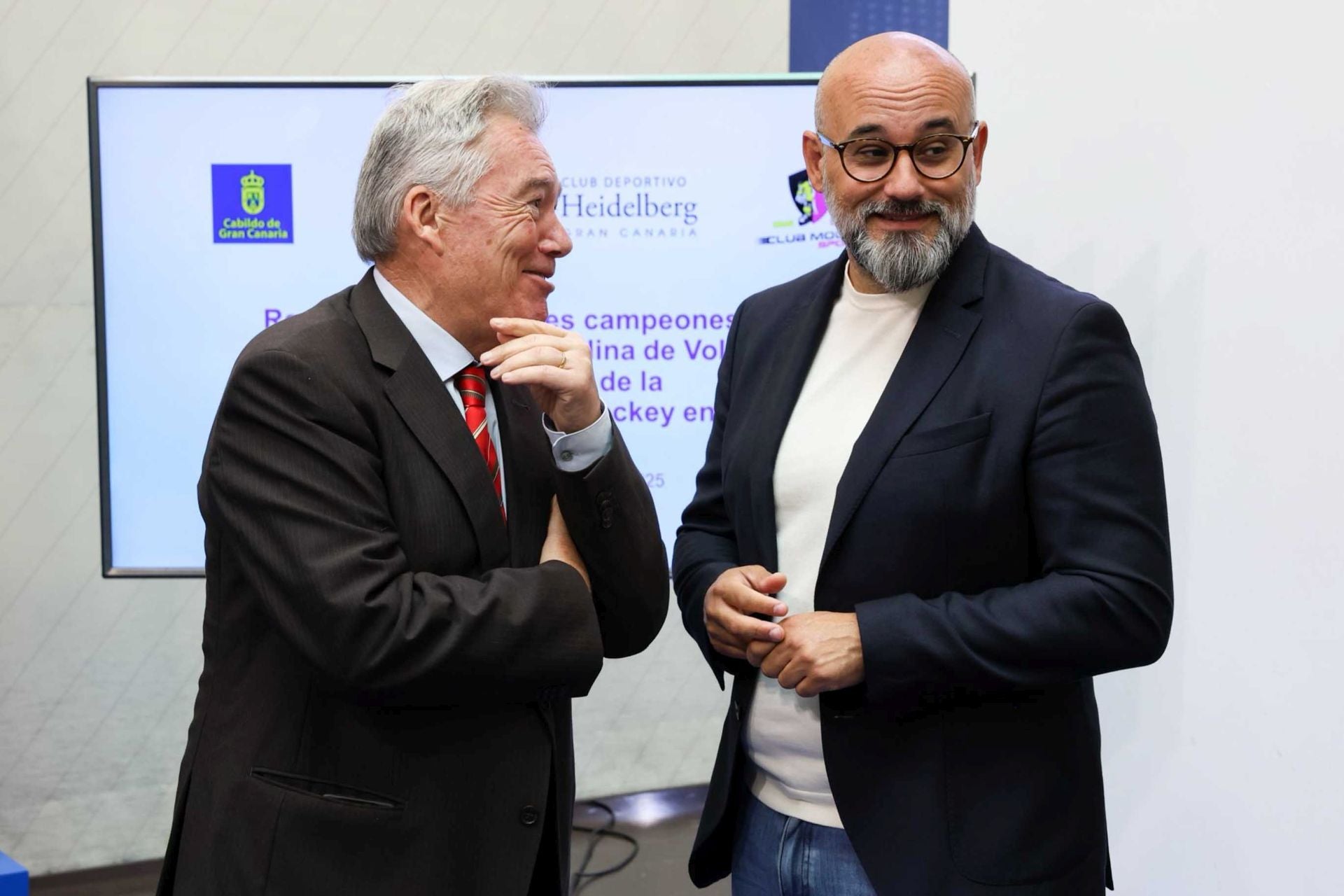 La recepción del guaguas en el Cabildo de Gran Canaria, en imágenes
