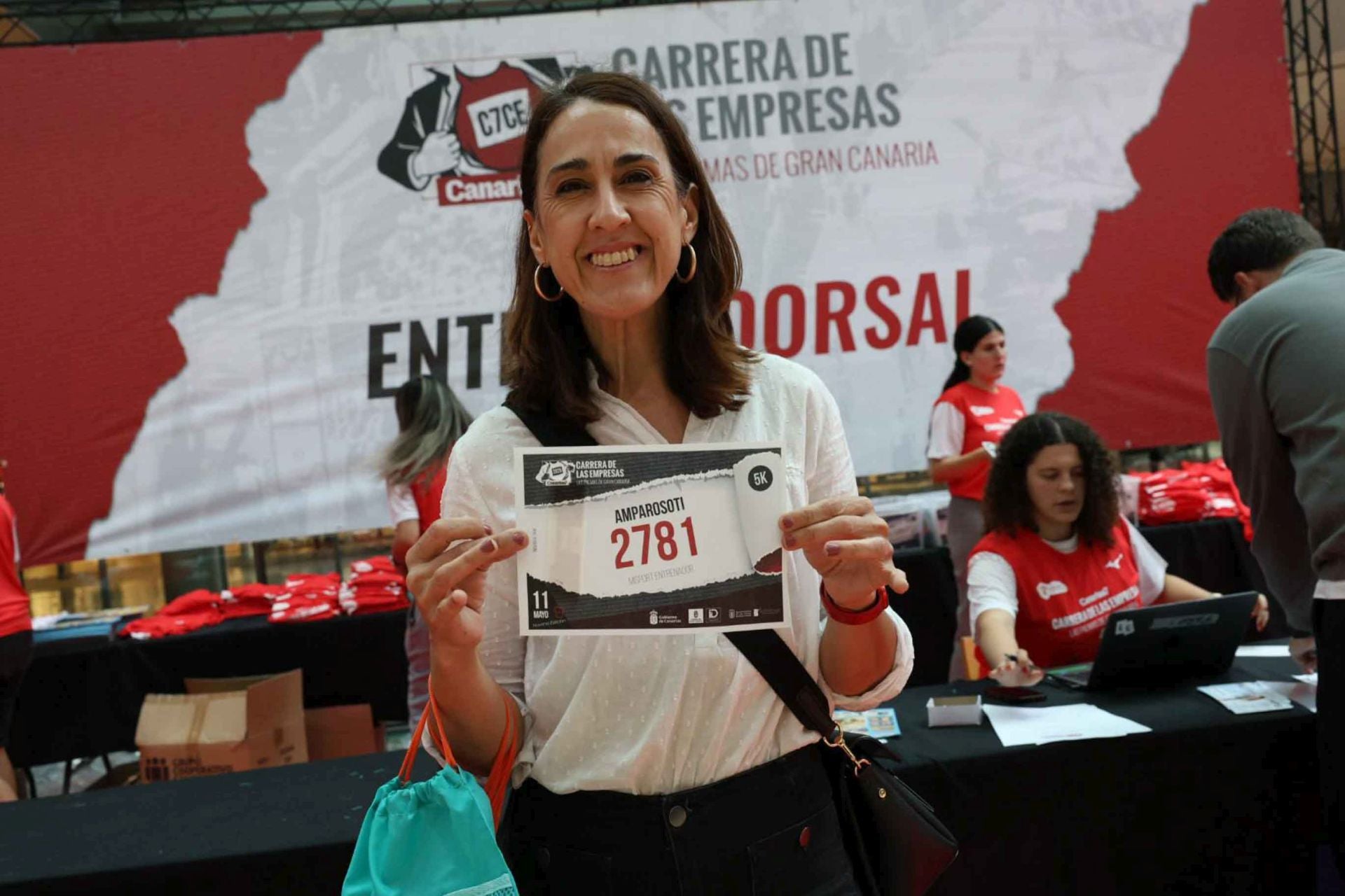 Máxima expectación en la recogida de dorsales de la CANARIAS7 Carrera de las Empresas