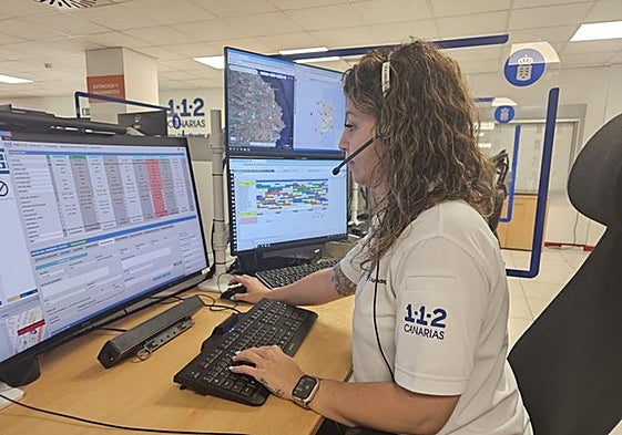 Una imagen de archivo del 112 Canarias