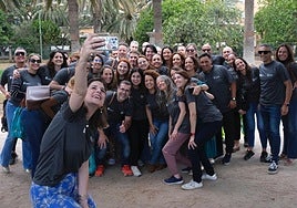 Equipo del Ayuntamiento de Las Palmas de Gran Canaria para la CANARIAS7 Carrera de las Empresas 2025.