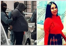 A la izquierda, David S., propietario del Bar Arenales detenido por la muerte de Triana Arias, en la imagen de la derecha.