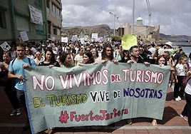 Imagen de la manifestación qeu tuvo lugar hace un año, el 20A, y que se repetirá el domingo.