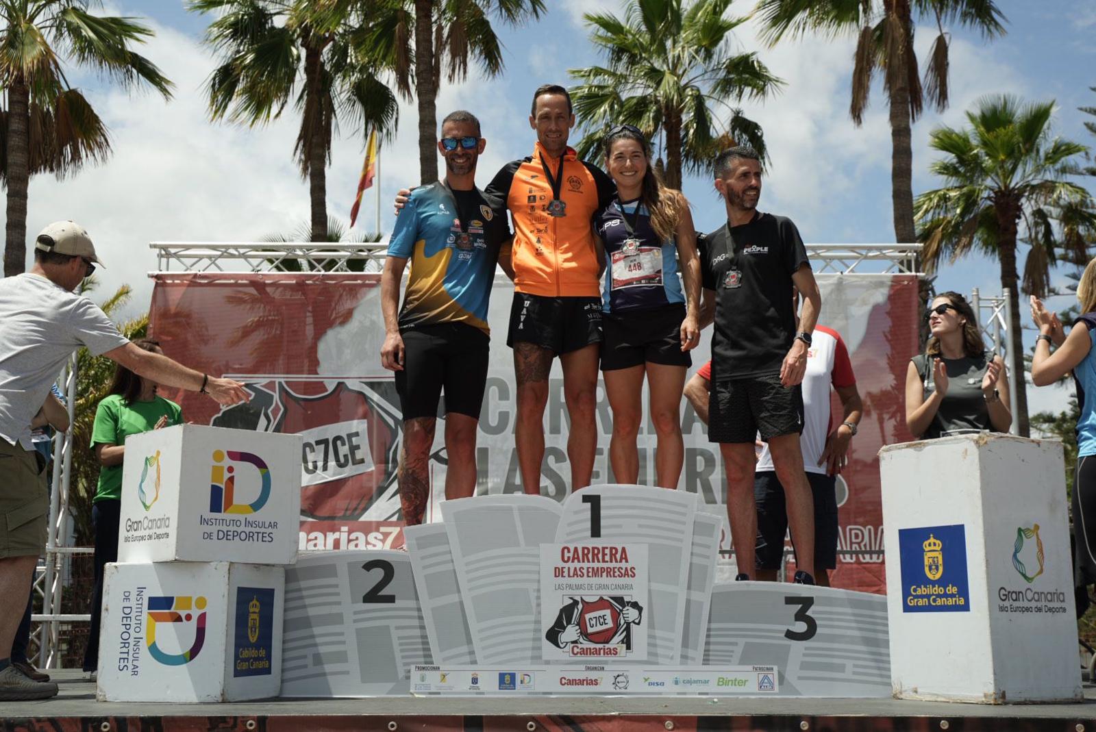 Entrega de premios de la CANARIAS7 Carrera de las Empresas