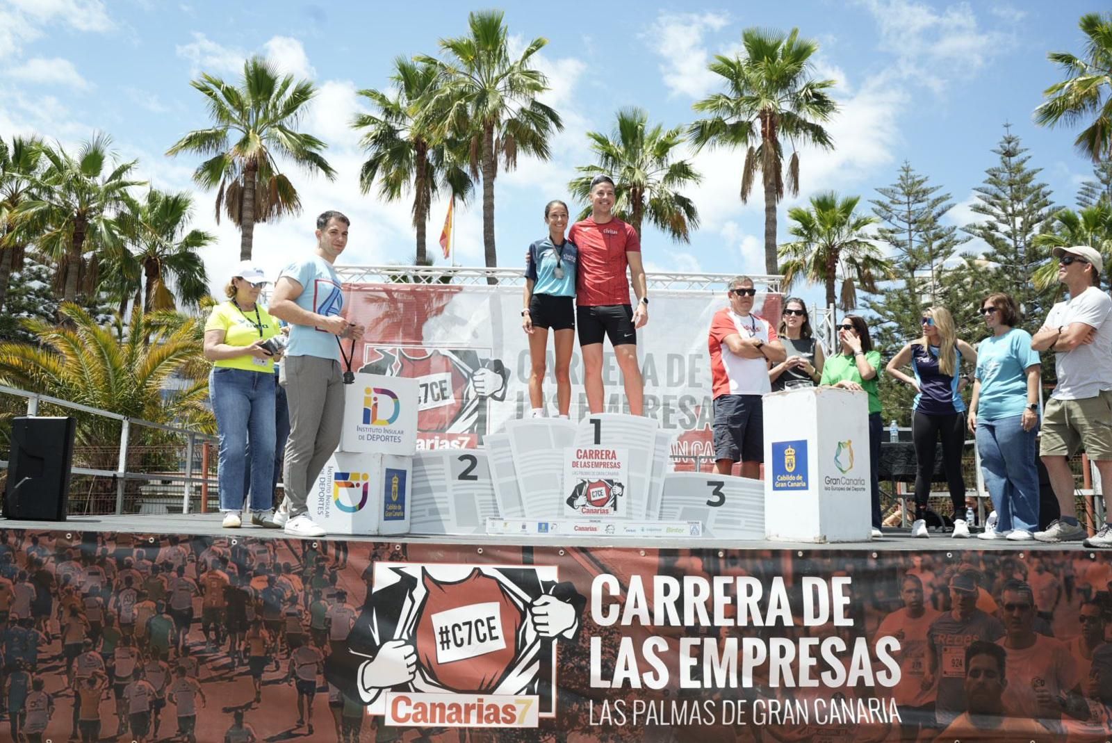 Entrega de premios de la CANARIAS7 Carrera de las Empresas