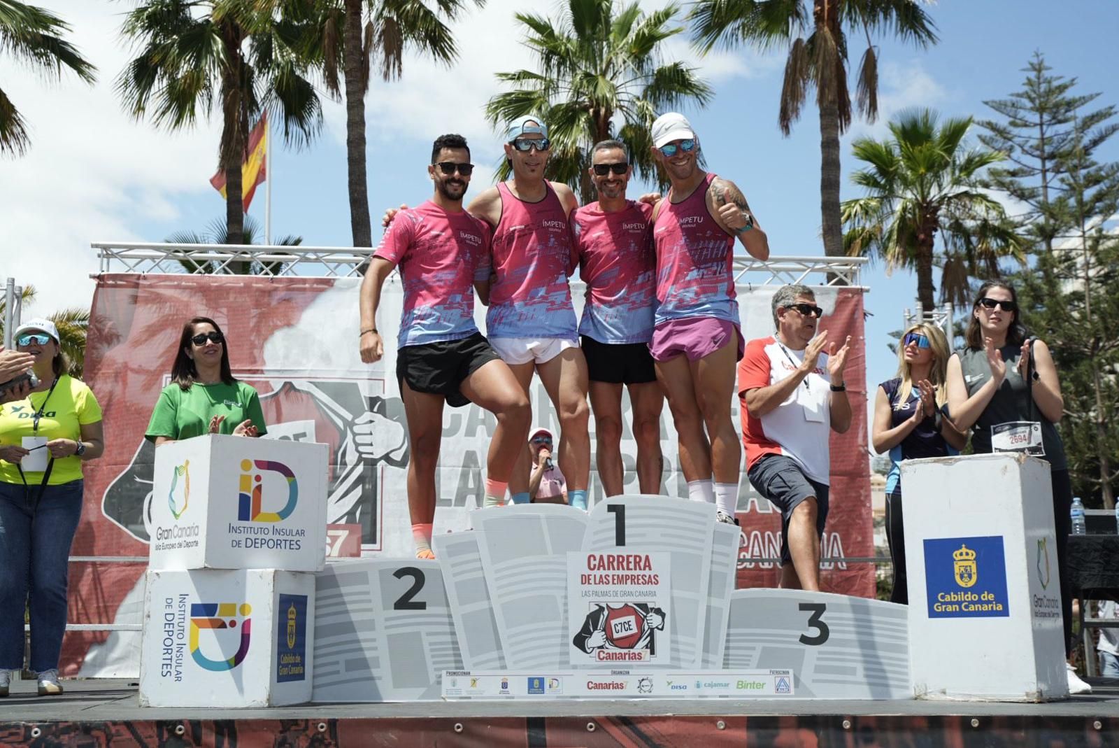 Entrega de premios de la CANARIAS7 Carrera de las Empresas