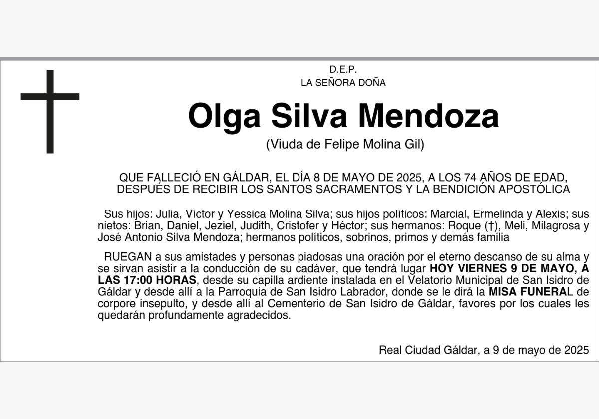 Olga Silva Mendoza